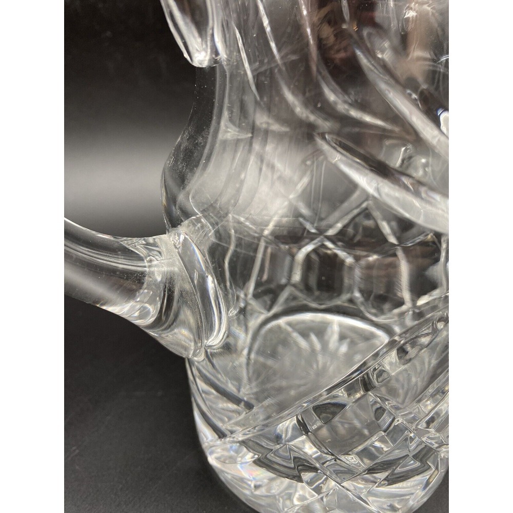 Rogaska Crystal Pitcher Diamond Pattern 6" Signed - Picture 5 of 10